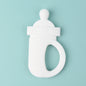 Silicone Baby Bottle Teething Toy Soft Gum Chew for Babies 2Pcs 6