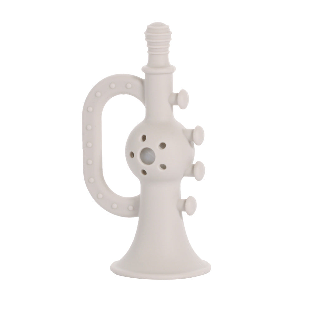 Silicone Baby Teething Toy Small Horn with Ringing Sound 9