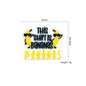 20Pcs Silicone Focal Beads Cool Banana Text Print Design 2