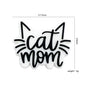 20pcs Silicone Focal Beads Cat Mother With Printed Text Cat Ears Whiskers