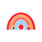 20pcs Silicone Focal Beads Teach Rainbow Books Pencil Design 7