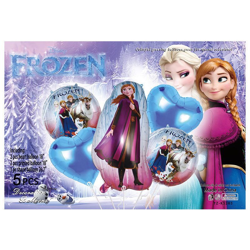 Cartoon Character Foil Balloon Set Kids Party Decoration 2 Sets 77