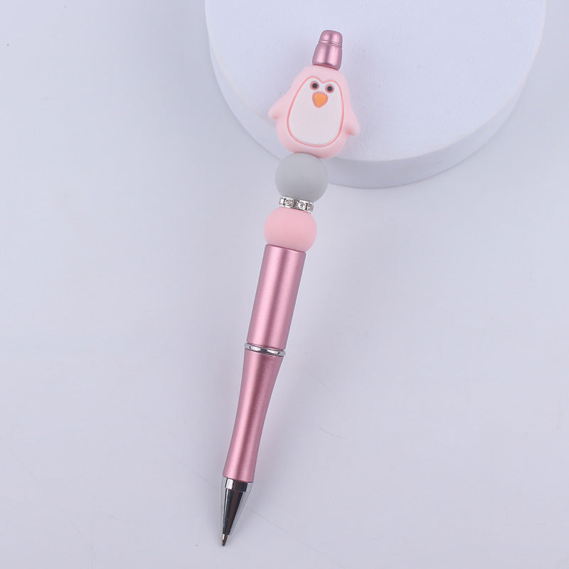 Animal Silicone Beaded Pens Handmade Novelty Ballpoint Pen Gift 21