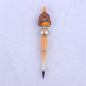 Cartoon Pattern Silicone Beaded Pens Ballpoint Pen DIY Craft Supplies 13