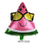 Fruit Foil Balloon Set Watermelon Pineapple Strawberry 5pcs 16