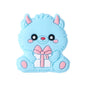 Silicone Focal Beads Valentine'S Day Cute Monster Collection with Heart Detail 5