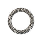 65mm Printed Silicone Beads Rings Multi Color Design 36
