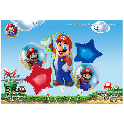 Cartoon Character Foil Balloon Set Kids Party Decoration 2 Sets 9