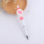 Heart Animal Silicone Beaded Pens Handmade Office School Supplies 6