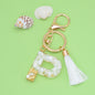 Tassel Letter Keychain A to Z Resin Initial Charm 45