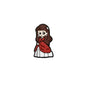 20Pcs Silicone Focal Beads Cartoon Princess Sitting Pose 12