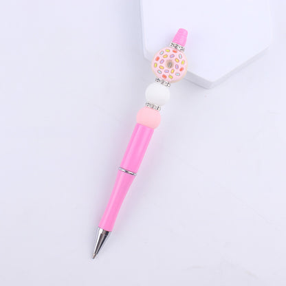 Cartoon Pattern Silicone Beaded Pens Handmade Novelty Pen Gift 23