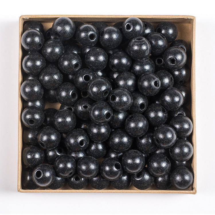 50pcs 16mm Colored Round Wooden Beads Jewelry Making DIY Craft 9