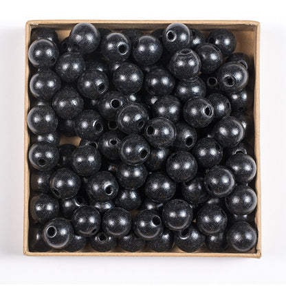 50pcs 16mm Colored Round Wooden Beads Jewelry Making DIY Craft 9