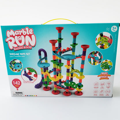 Plastic Marble Run Assembled Three-Dimensional Track Toy 24.5cm 15
