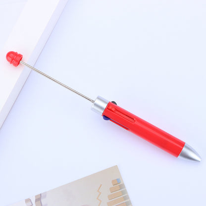 Four-Color Beadable Ballpoint Pens Bullet Tip 1.0mm DIY Craft Supplies 14