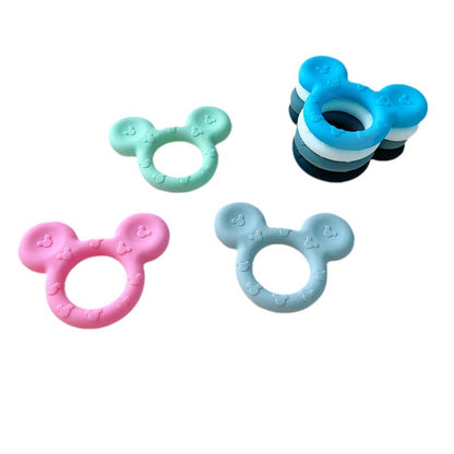 Silicone Mickey Ear Shaped Teething Toy for Baby 5