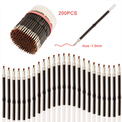 200pcs Ballpoint Refill for Beadable Ballpoint Pen Replacement 1.0mm 6