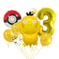 Pocket Monster Duck Foil Balloon Set Party Decoration 20x15cm 6