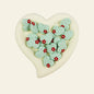 Silicone Focal Beads Pentagram Heart Shaped with Star Detail 6