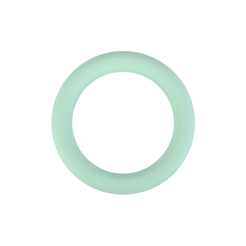 65mm Silicone Beads Solid Color Round Rings 7