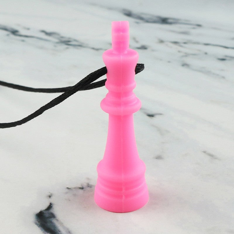 Silicone Teething Toy Crown Chess Piece Baby Teether 13
