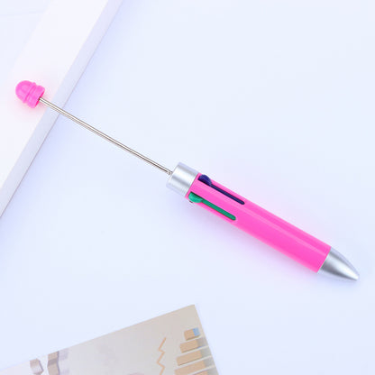 Four-Color Beadable Ballpoint Pens Bullet Tip 1.0mm DIY Craft Supplies 16