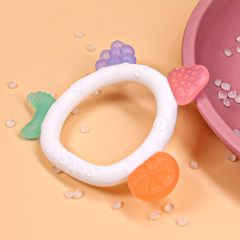 Silicone Fruit Shape Baby Teether Toy 2 Pack 6