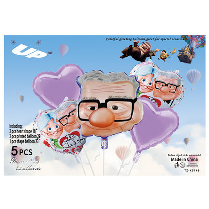 Cartoon Character Foil Balloon Set Kids Party Decoration 2 Sets 60