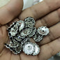 50pcs 12mm Rhinestone Wavy Spacer Beads DIY Jewelry Making 7