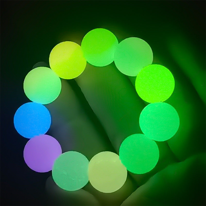 50pcs Glow in Dark Silicone Beads 12mm 14mm 15mm 17mm Multi Color