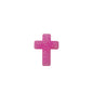 20Pcs Silicone Focal Beads Bow Cross Solid Luminous Design 17