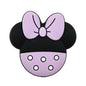 20pcs Silicone Focal Beads Round Ear Mouse Character with Bow 8