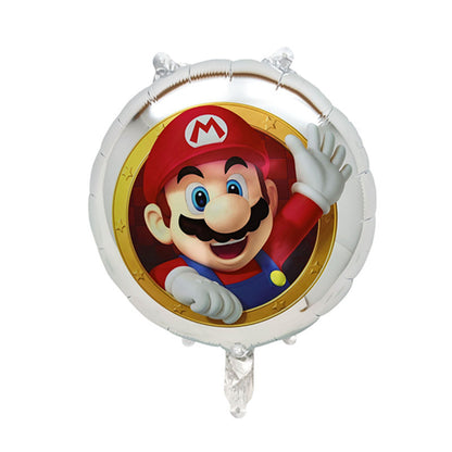 Super Mario Foil Balloons Party Decoration Set 5pcs 23