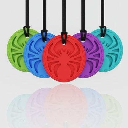 Silicone Spider Pendant Baby Sensory Teething Necklace