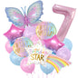 Butterfly Meteor Foil Balloon Set Holiday Party Decoration 11