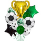 Sports Champions Foil Balloon Set Baseball Soccer Basketball Rugby 18 Inch 8