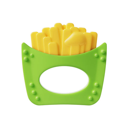 Silicone Fries Cartoon Snacks Baby Teething Toy for Infant 13
