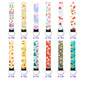 Christmas Printed Neoprene Holder Keychain Set for Bottles and Lipstick 10pcs 5