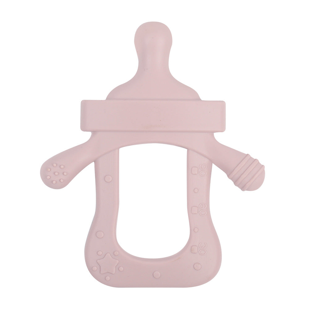 Silicone Baby Teething Toy Bottle Shape for Infant 31