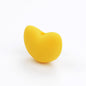 20pcs Silicone Focal Beads Heart Shaped Smooth Surface 6
