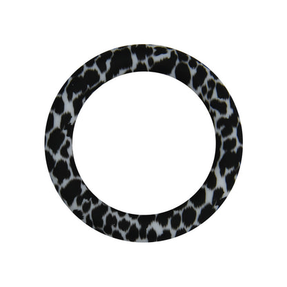 65mm Printed Silicone Beads Rings Multi Color Design 23