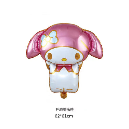 Sanrio Kuromi Melody Foil Balloons Birthday Party Decoration 5pcs 17