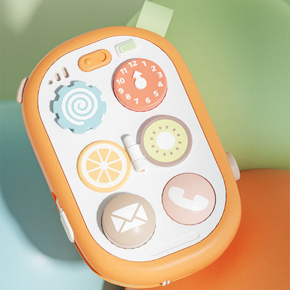 Wooden Montessori Toys Simulate Busy Phone for Toddlers 2