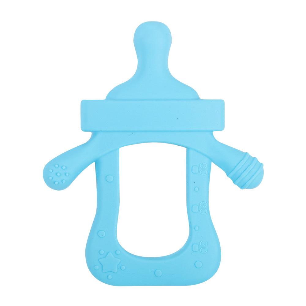 Silicone Baby Teething Toy Bottle Shape for Infant 14