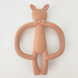 Silicone Baby Teether Rabbit Shape 2Pcs Set for Infant 12