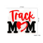 20pcs Silicone Focal Beads Track Mom Heart with Wing Detail