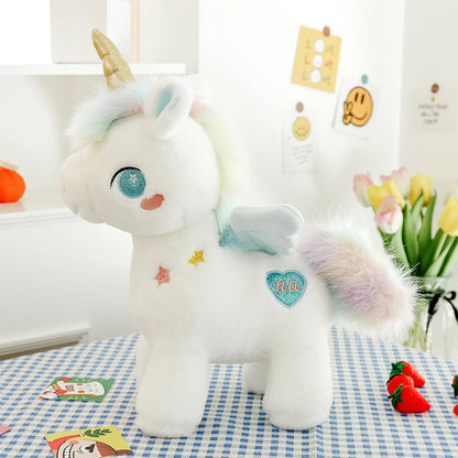 Fantasy Unicorn Plush Pillow Stuffed Animal Doll 25cm 40cm 55cm 5