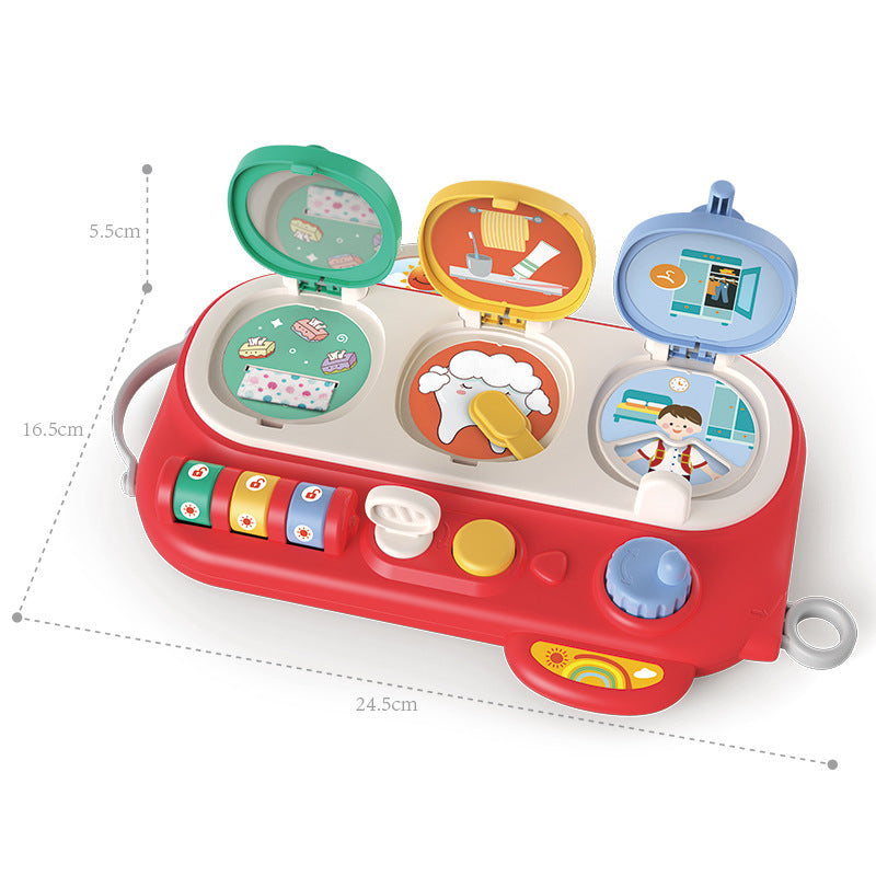 Plastic Montessori Busy Board Educational Toy for Toddlers 5