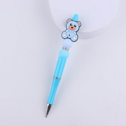 Animal Bee Dog Silicone Beaded Pens Handmade Novelty Pen Gift 10